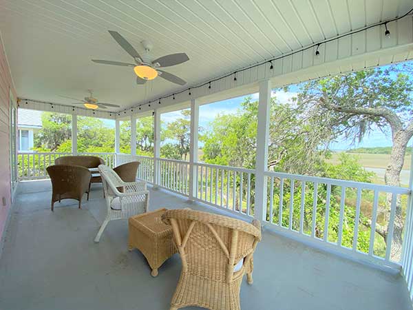 Covered Porch, Second Floor